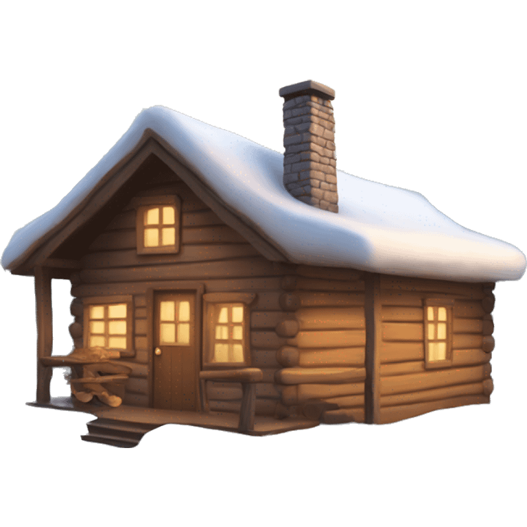 Cozy cabin emoji