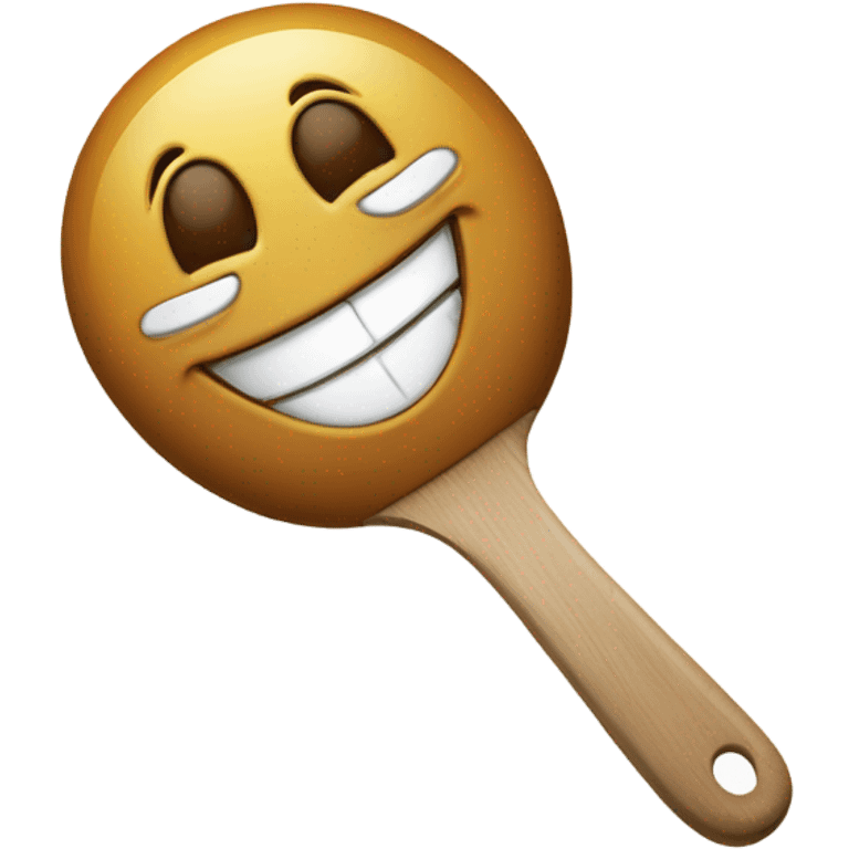 Smiling spatula  emoji