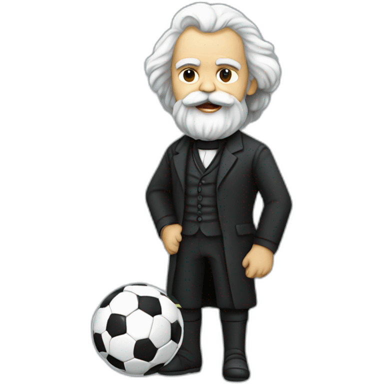 karl marx play soccer emoji