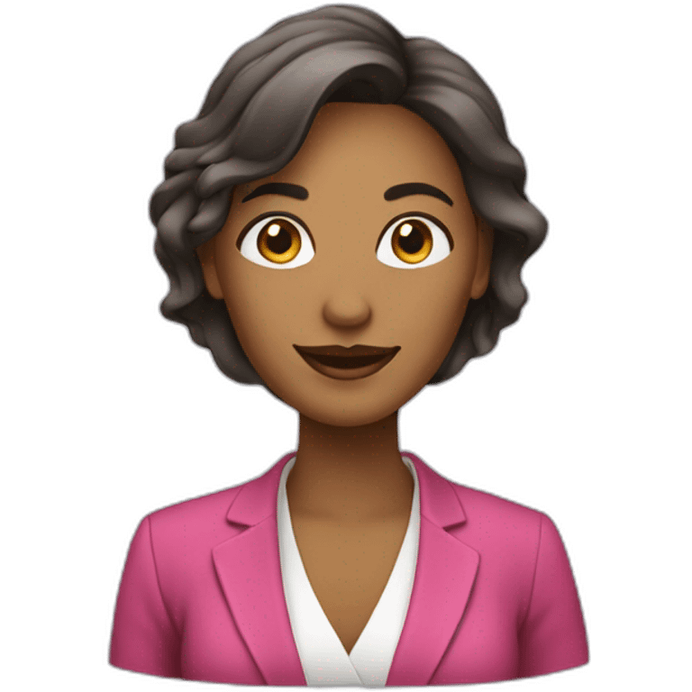 a women that´s successful with an online bussines emoji