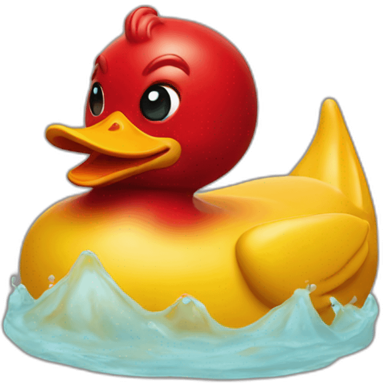 devil rubber duck emoji