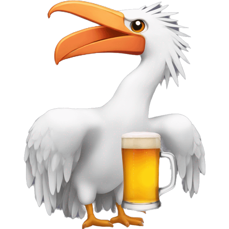 Phoenix + pelican + beer emoji