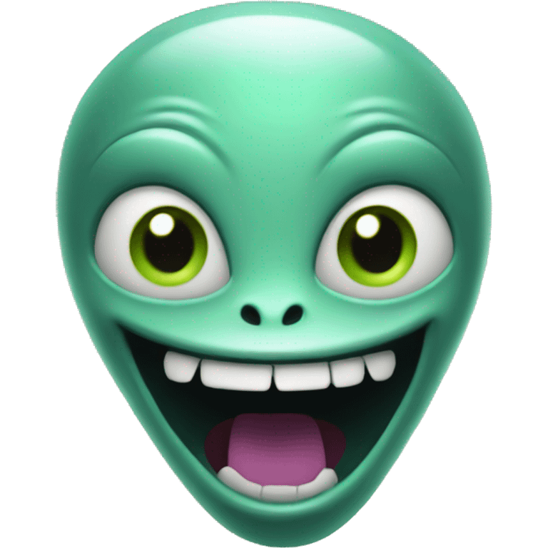 Happy alien  emoji