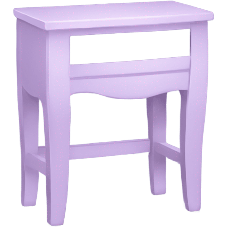 light purple vanity emoji