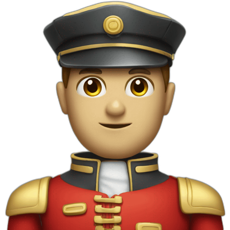 bellboy robot red uniform emoji