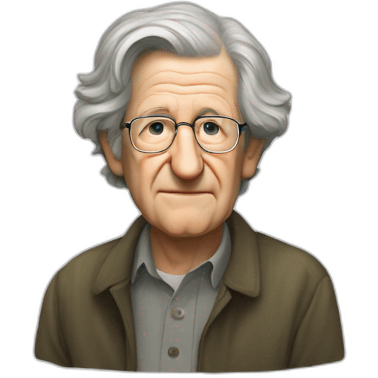 young noam chomsky emoji