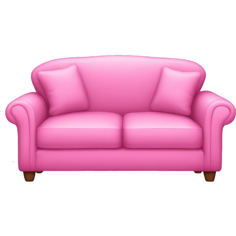 Clear pink couch  emoji