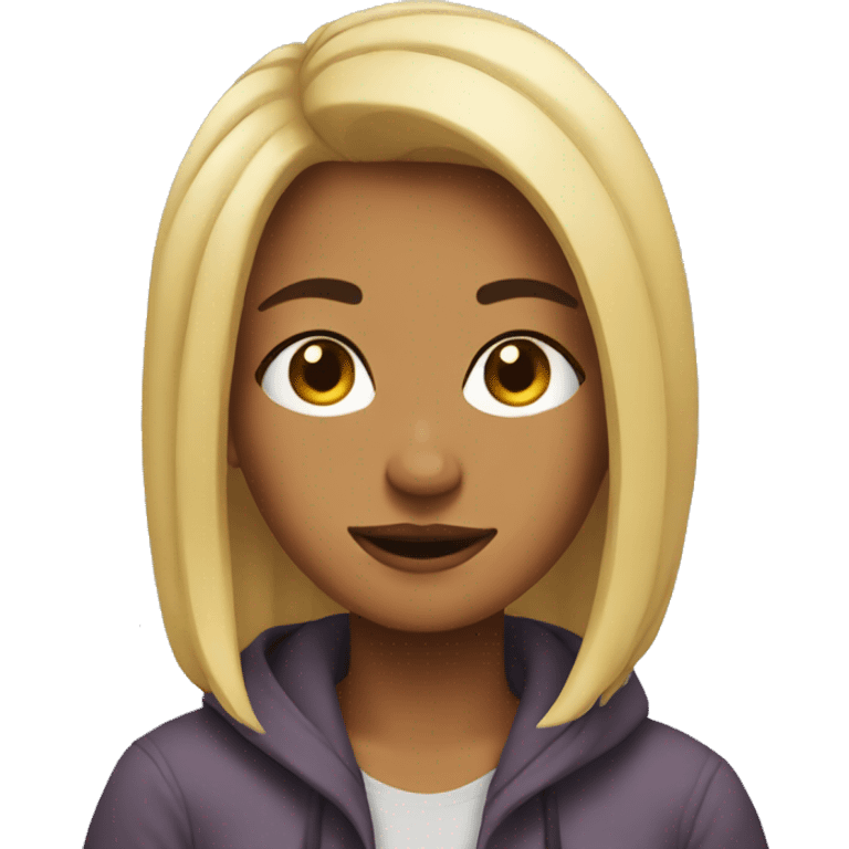 Chill girl emoji