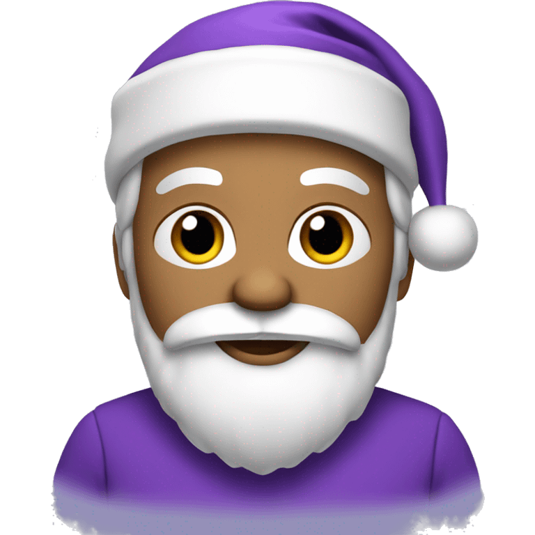 Purple Santa Claus  emoji