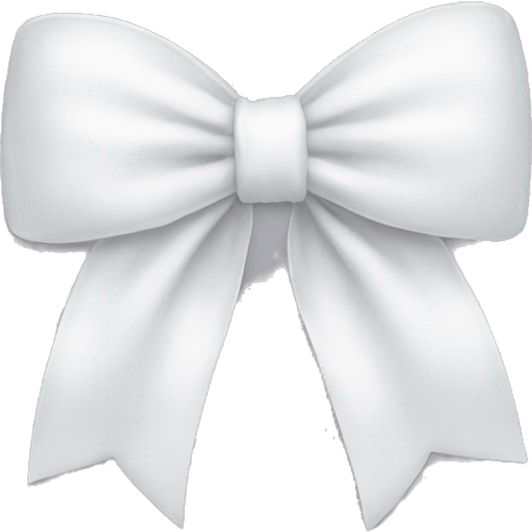 White cute bow emoji