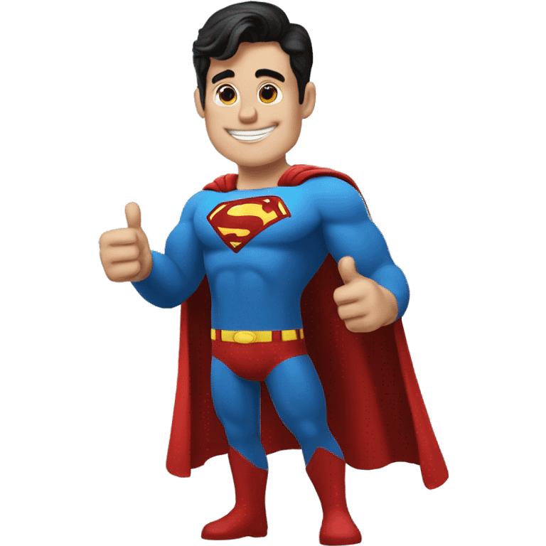 superman thumbs up emoji