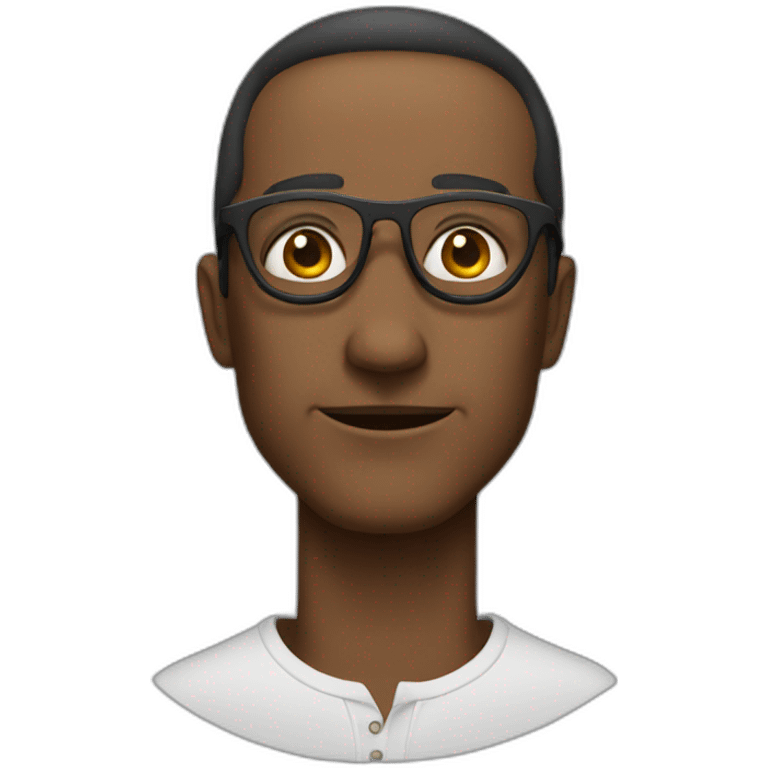 gilbert montagné with blind glasses emoji