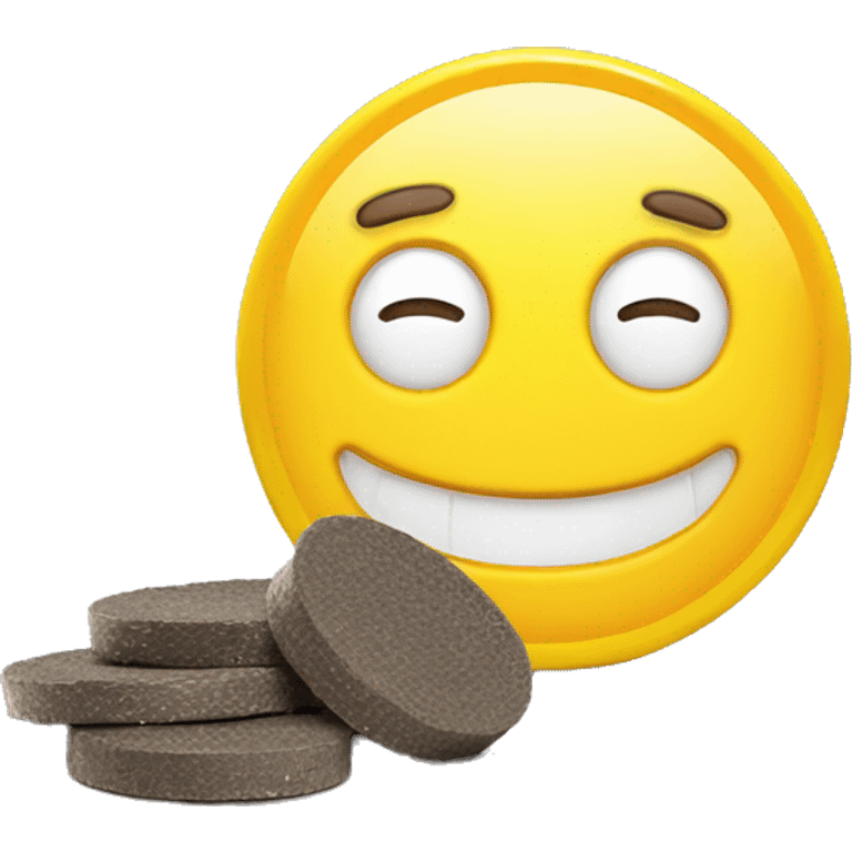 smiley with snus emoji