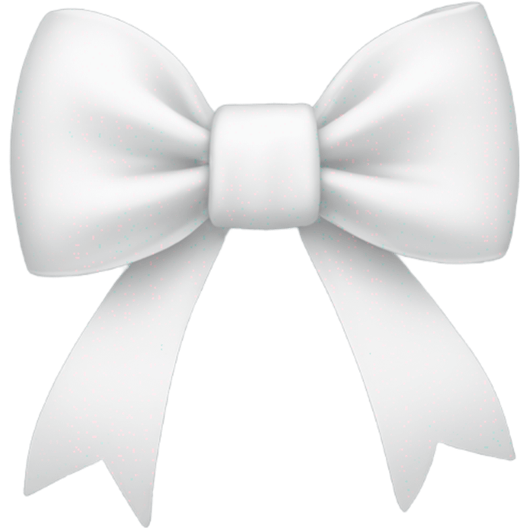 White bow  emoji