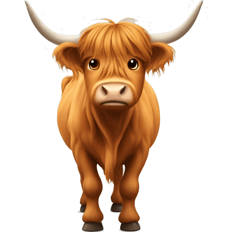 Highland cow  emoji