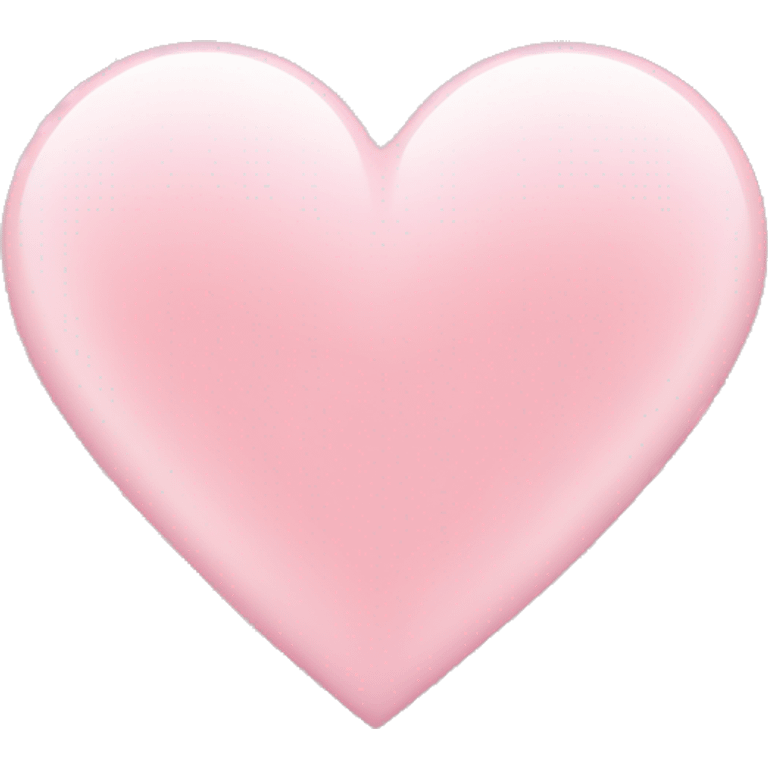 Light pink heart  emoji