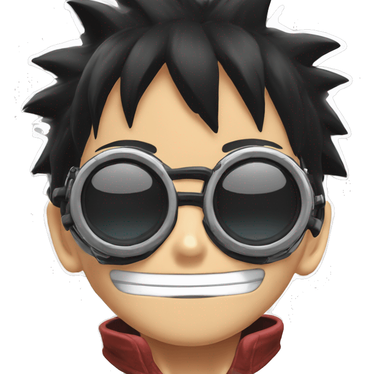 luffy gear 5th with goggles emoji