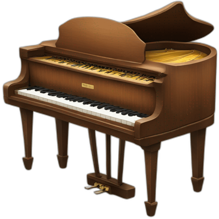 Upright piano emoji