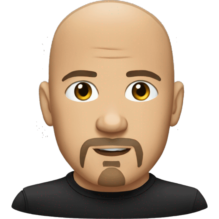 vin diesel with goatee and black shirt emoji