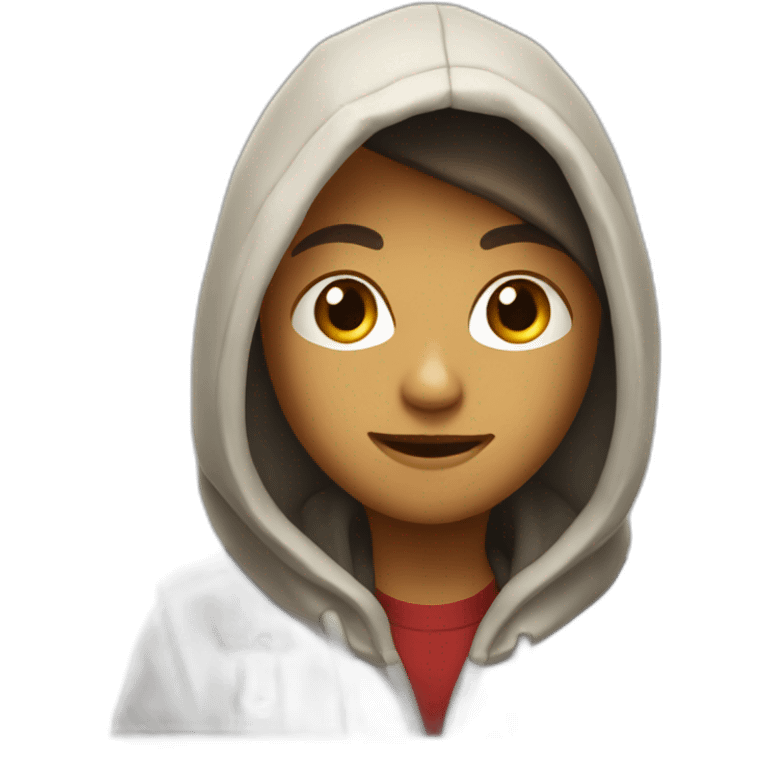 Pers avec capuche  emoji