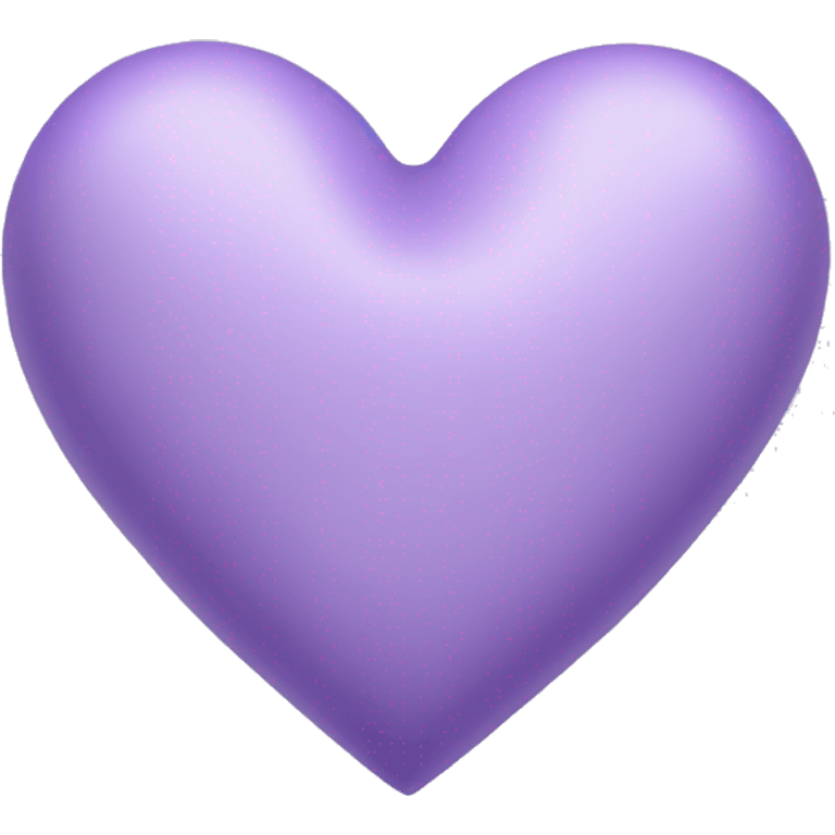 Lavender colored heart emoji