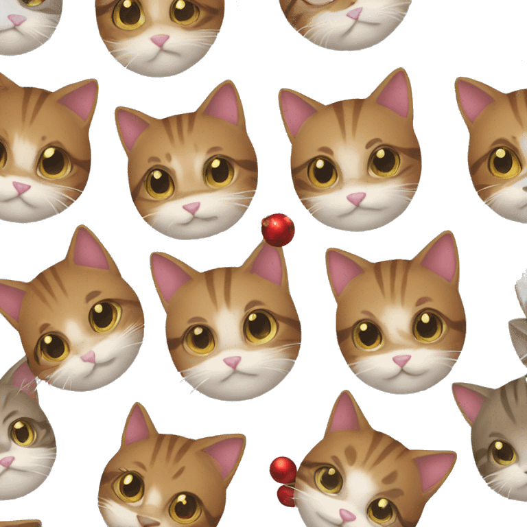 13 christmas cats emoji