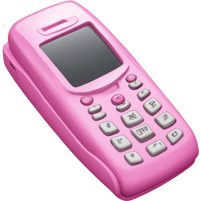 pink flip phone 2000s y2k emoji