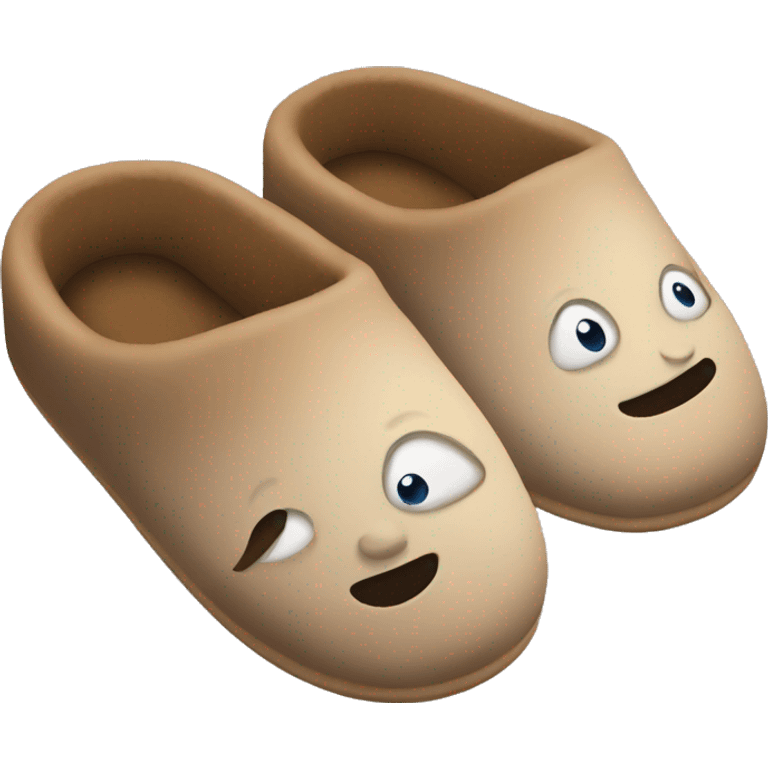 comtrable slippers emoji