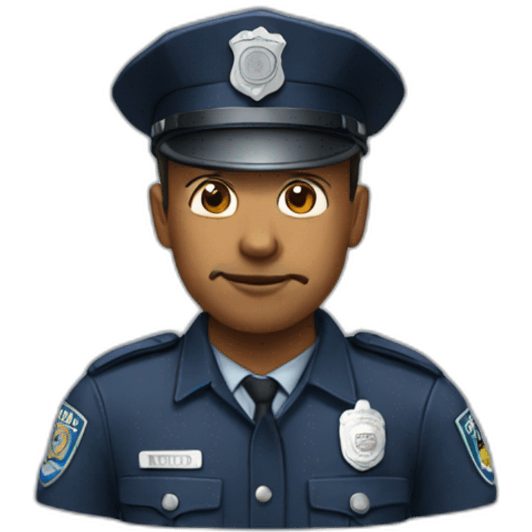 Policeman emoji