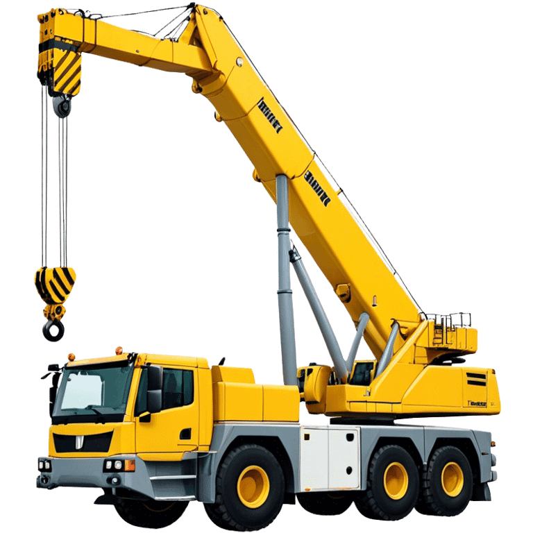 Crane - Liebherr LTM 1200-5.1 (Model Year: 2022) (Iconic colour: Yellow) emoji