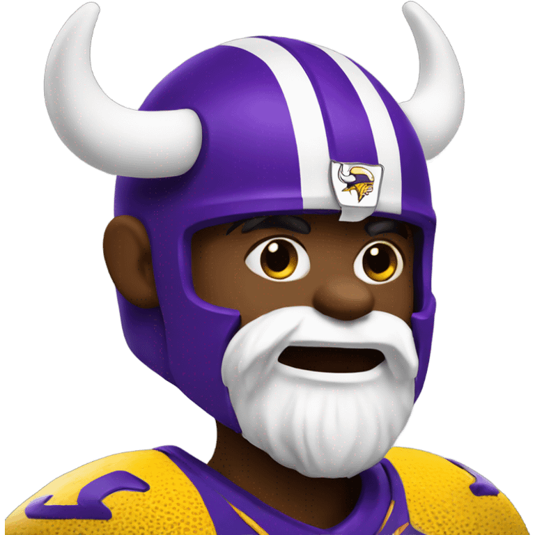 MN Vikings mascot emoji