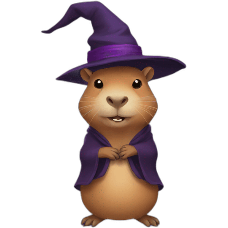 capybara witch emoji