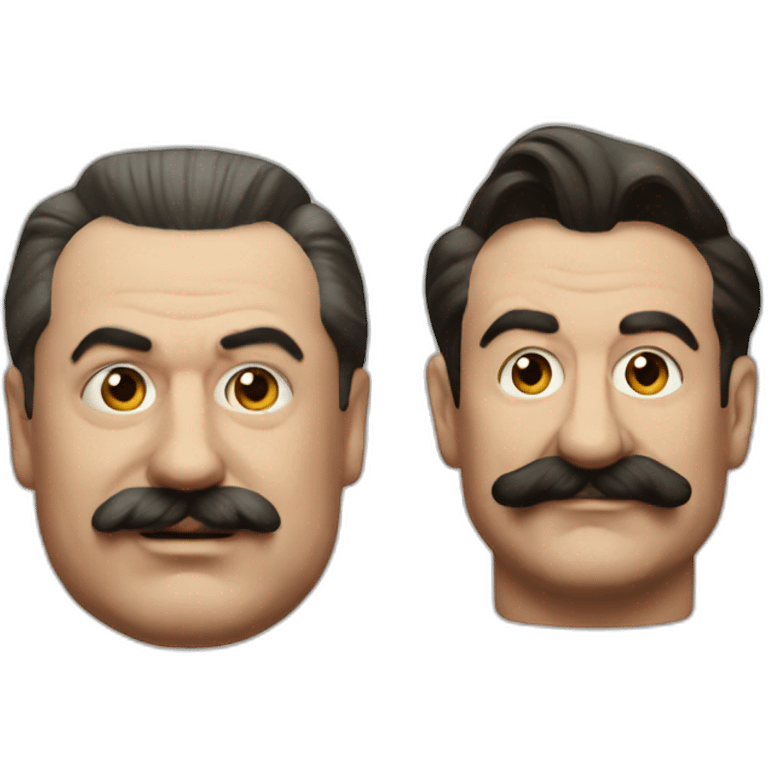 Stalin with mario emoji