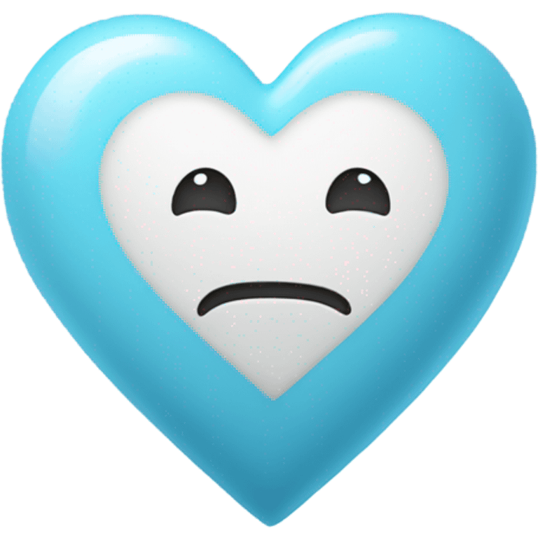 Light blue heart emoji