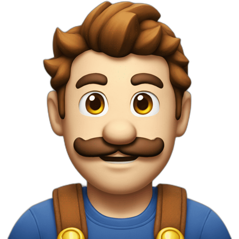 mario face only emoji