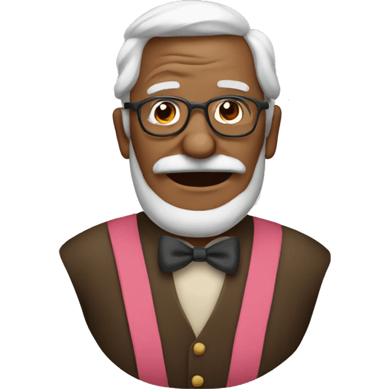 Grandpa with bows emoji