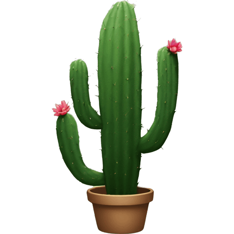 Cactus on the moon emoji