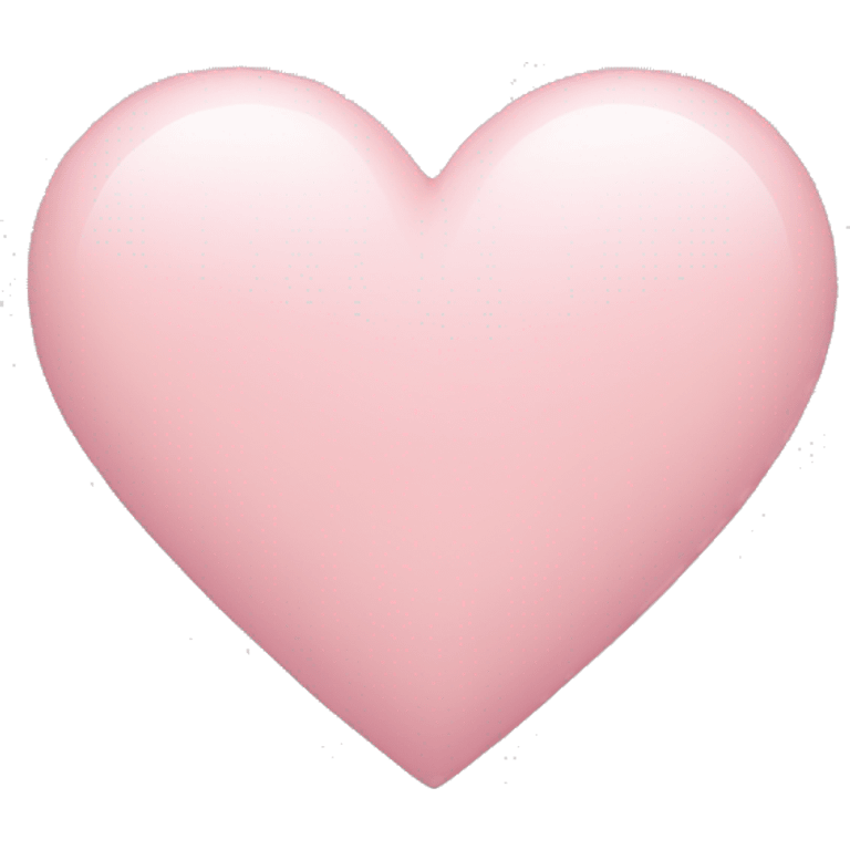 Light pink heart emoji