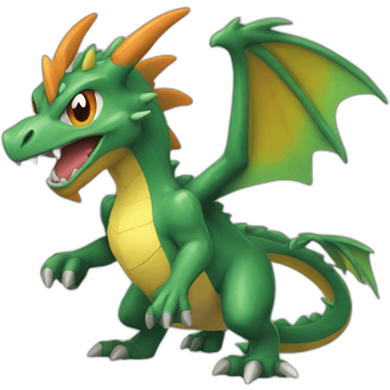 Dracofeu Pokémon emoji