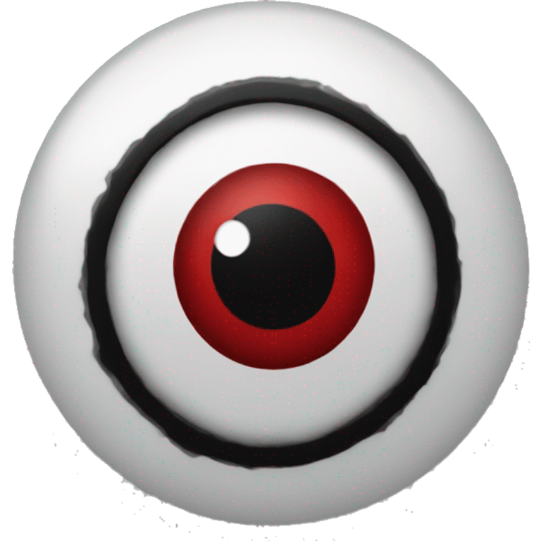 A emoji with a sharingan emoji