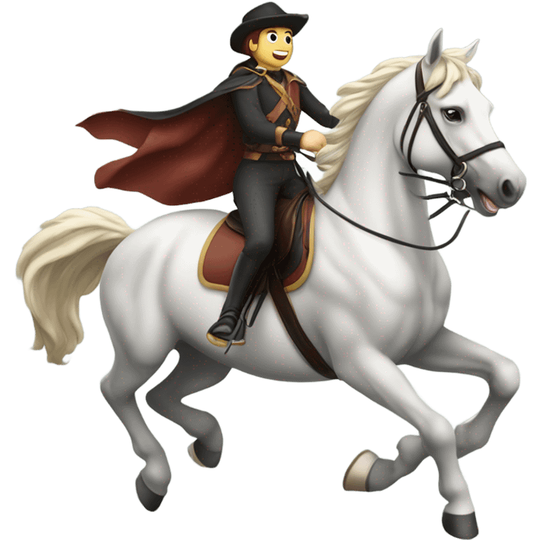 Horseback riding emoji