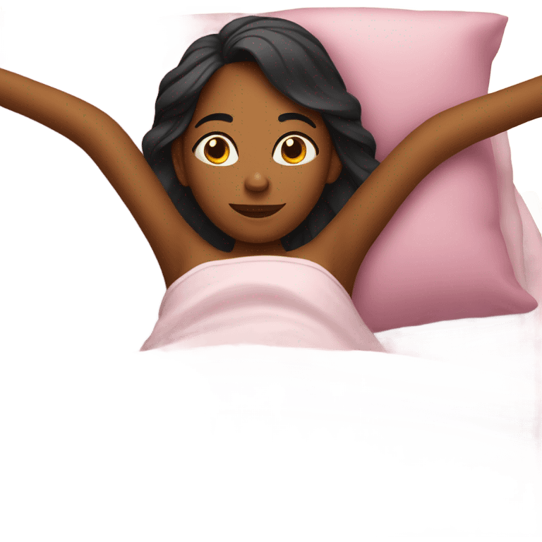 Girl in the bed emoji