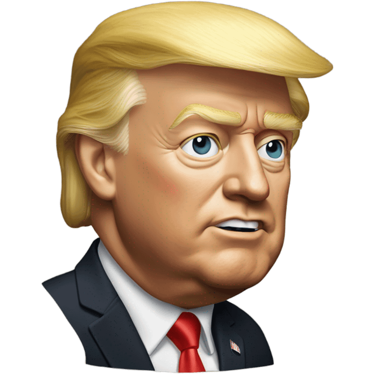 Trump photorealistic emoji