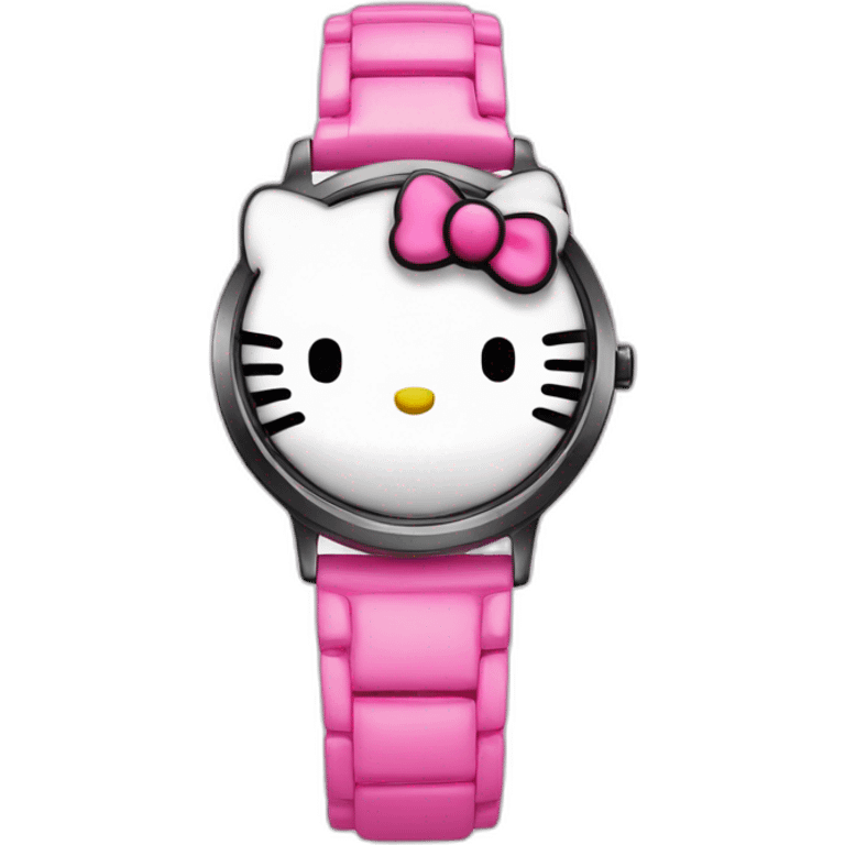 Hello kitty watch emoji