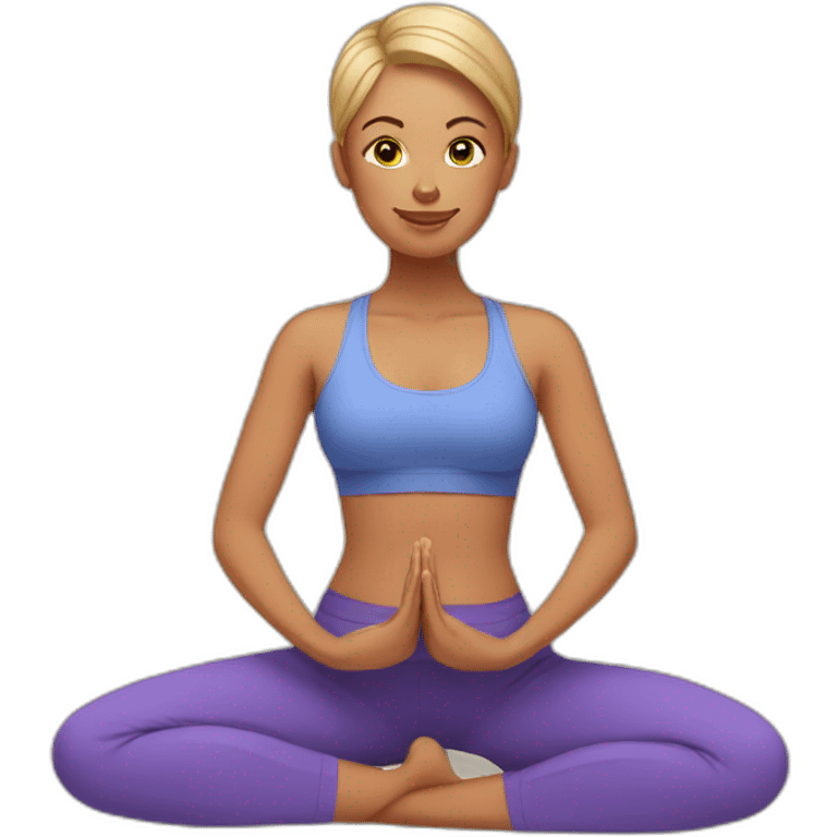 yoga mom emoji