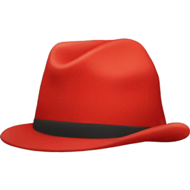 red circle with hat emoji