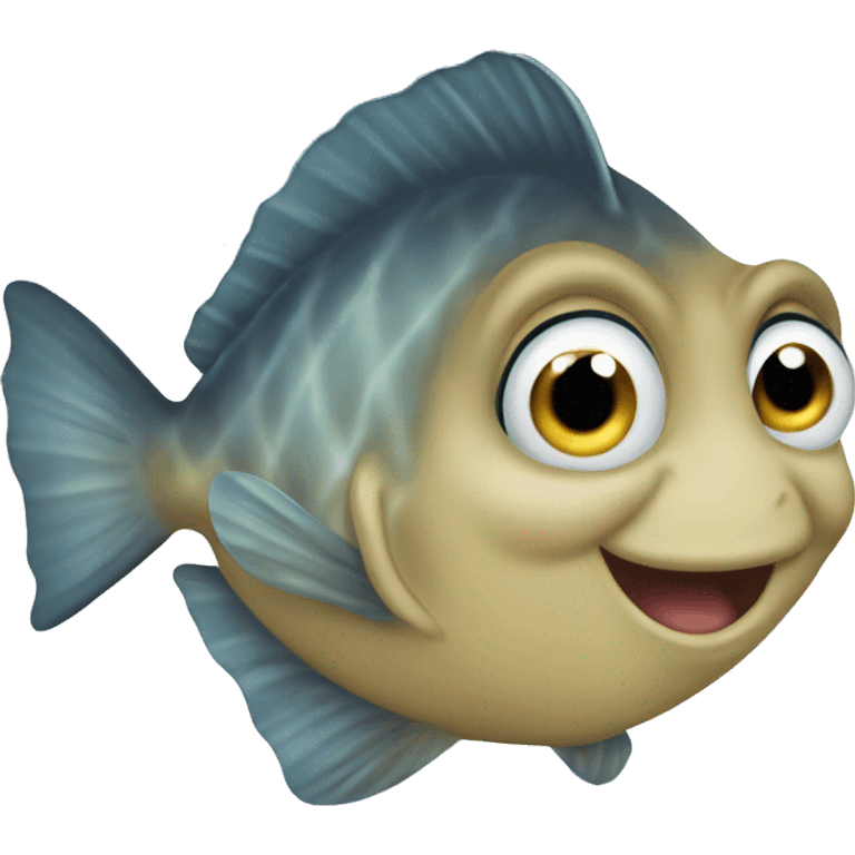 flounder from ariel emoji