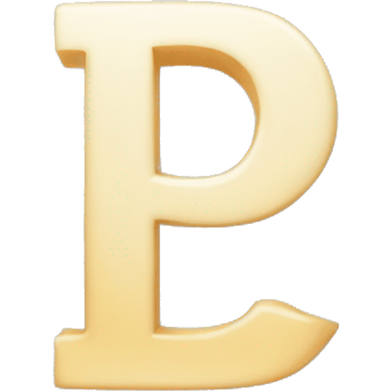 Letter p emoji