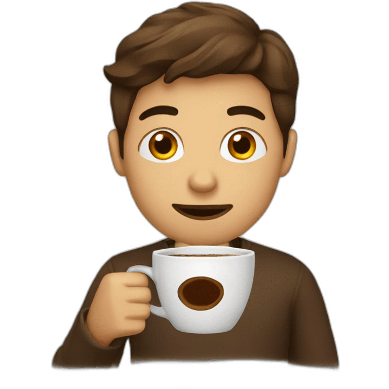 Person with coffee  emoji