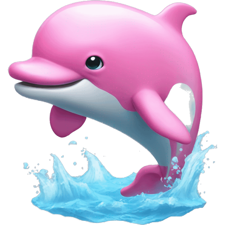 Pink dolphin  emoji